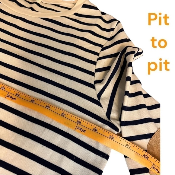 Monteau Breton Stripe Jersey Pull Over Dress (Wardrobe Essential) - Picture 5 of 11